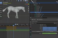 Horse with constrained instead of parented armature