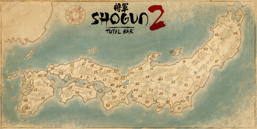 total war shogun 2 fall of the samurai map